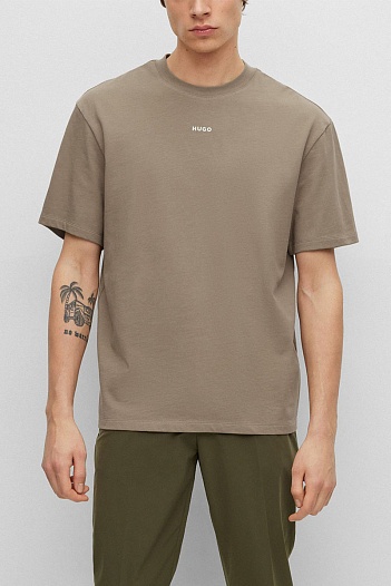 Мужская футболка Hugo Boss Dapolino - Brown   