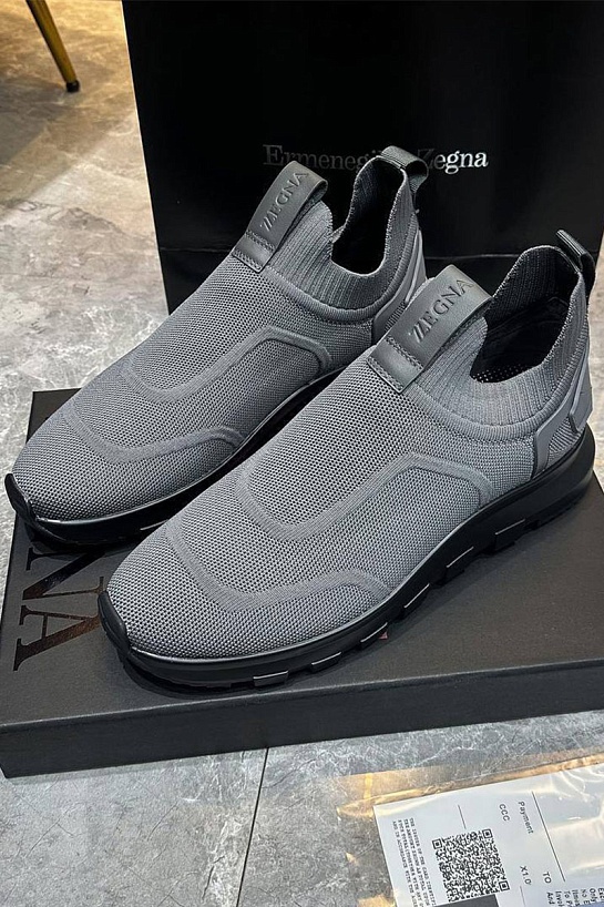 Мужские текстильные кроссовки Ermenegildo Zegna