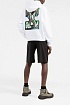 Мужское белое худи Off-White Arrows logo-print