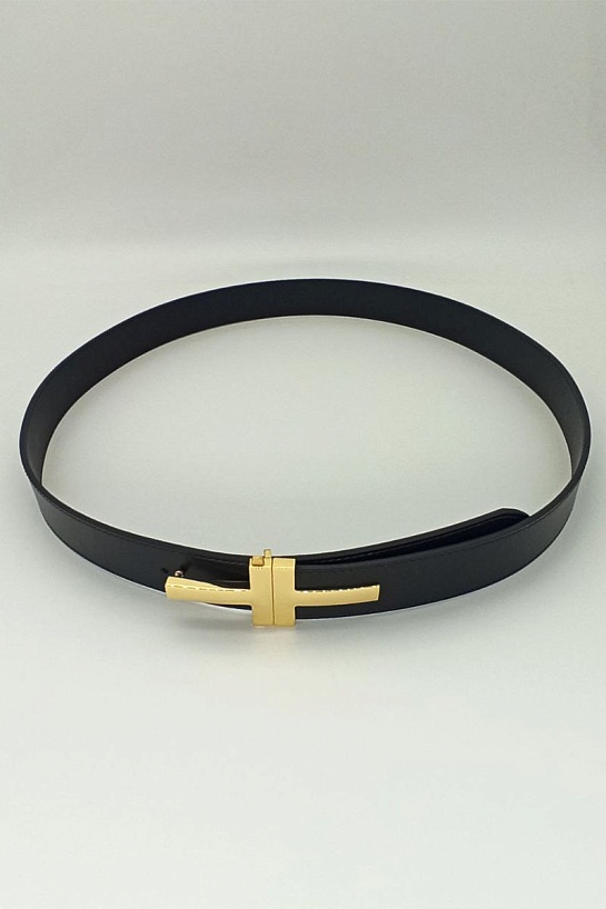 Двусторонний кожаный ремень Tom Ford (ширина 3.8 см, длина 120 см)