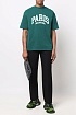 Оверсайз футболка Balenciaga Paris - Green