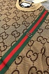 Оверсайз футболка Gucci GG jacquard - Brown