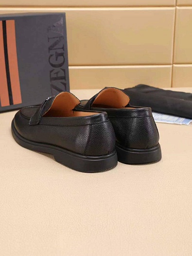 Мужские кожаные лоферы Ermenegildo Zegna   