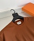 Мужская коричневая футболка Hermes premium
