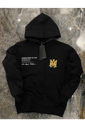 Худи чёрного цвета Amiri Military Specs Stencil   