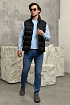 Чёрный жилет Moncler Herniaire logo-patch