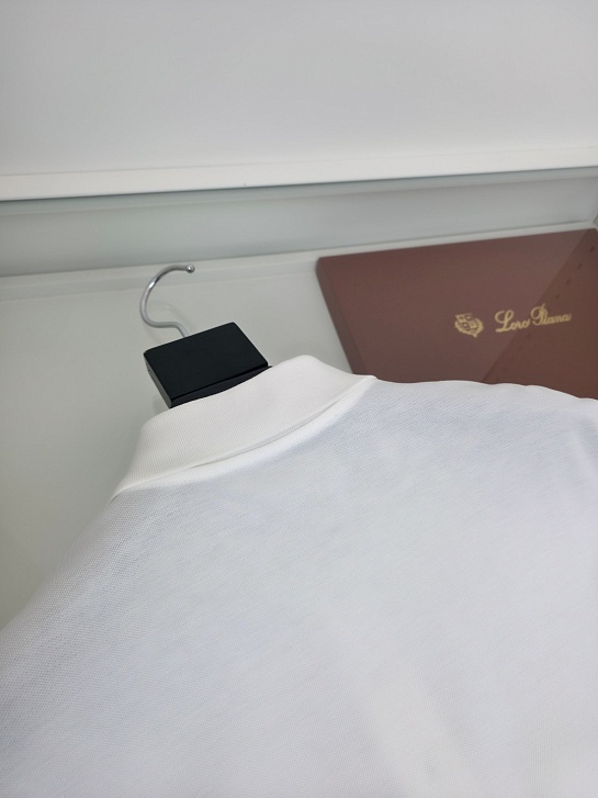 Мужское белое поло Brunello Cucinelli premium