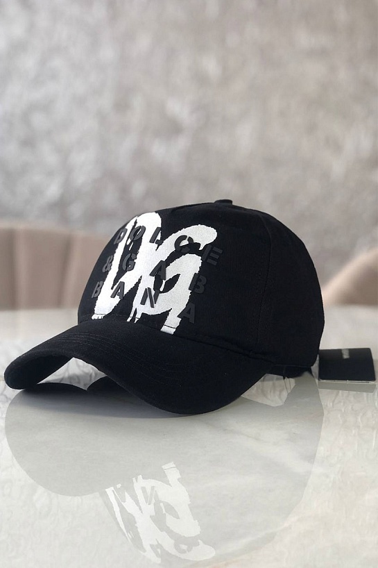Мужская чёрная бейсболка Dolce&Gabbana