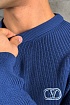 Мужской синий свитер Valentino Vlogo Signature