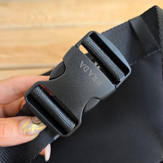 Сумка на пояс Prada 28x16 см - Black