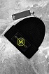 Шапка чёрного цвета Stone Island compass patch