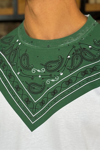 Белая футболка Marcelo Burlon County of Milan graphic-print   