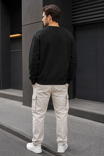 Мужской чёрный свитшот Dsquared2 cool fit   
