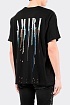Мужская чёрная футболка Amiri