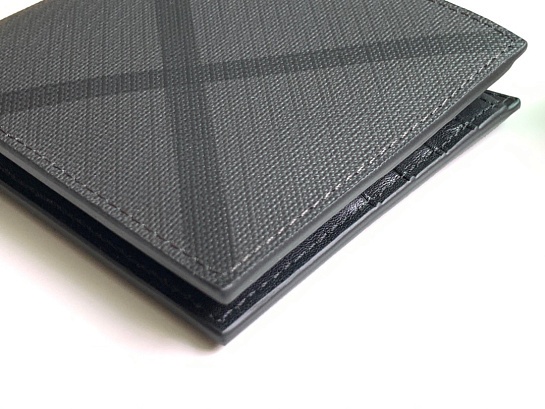 Кожаный кошелёк Burberry Premium 11x10 см