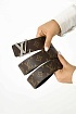 Кожаный ремень Louis Vuitton Initiales Monogram (длина 85 - 115 см)