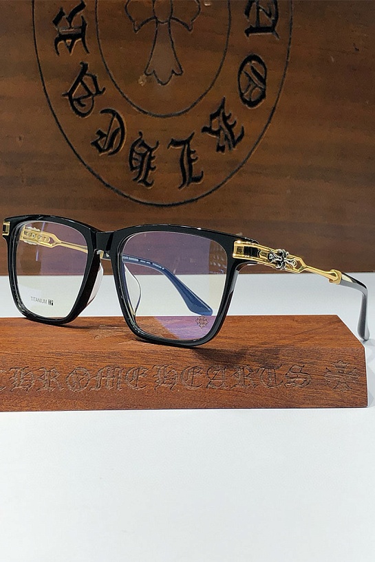 Очки Chrome Hearts с прозрачными линзами