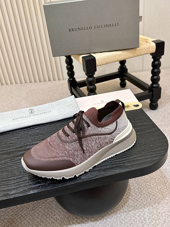 Мужские кроссовки Brunello Cucinelli knitted