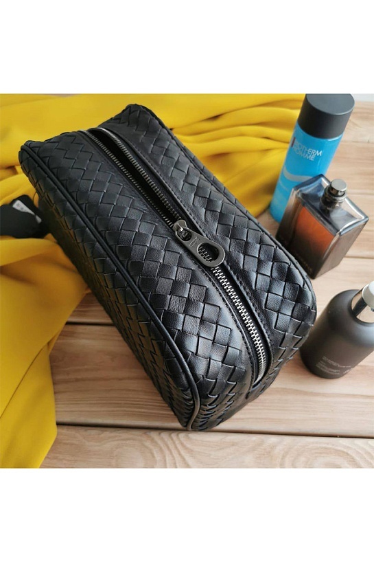 Кожаный несессер Bottega Veneta Intreccio