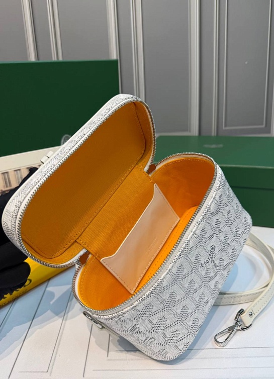 Кожаная сумка Goyard Muse Mini Vanity ​premium 16,5x10,5x8 см