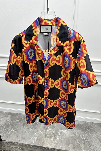 Мужская рубашка Gucci GG Kaleidoscope   