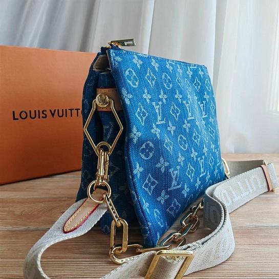 Джинсовая сумка Louis Vuitton Coussin PM Monogram 27x20 см