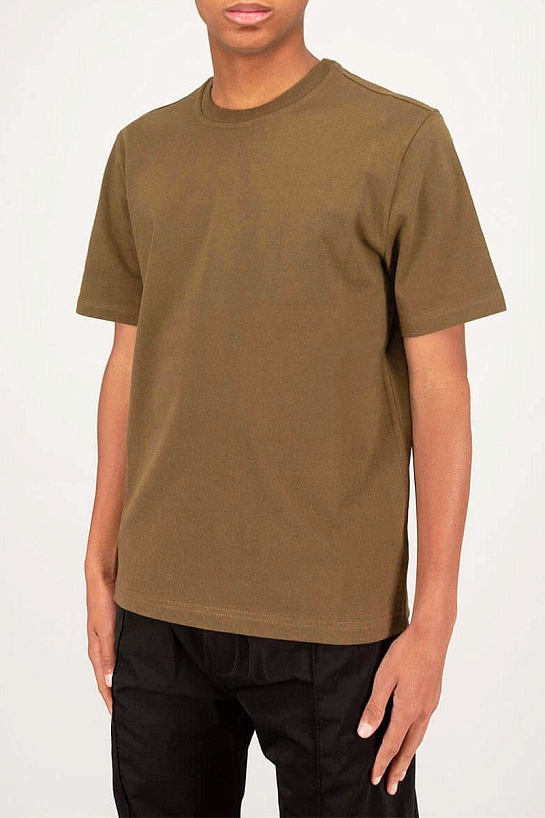 Коричневая оверсайз футболка Bottega Veneta basic