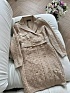 Женское бандажное платье с ремнем Balmain