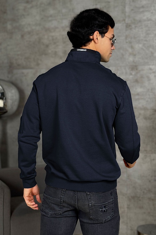 Тёмно-синяя кофта C.P. Company lens-detail