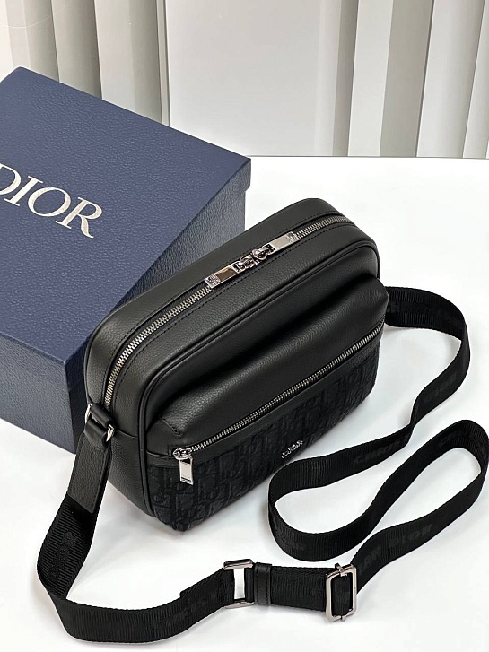 Сумка-мессенджер Dior Rider 2.0 Premium 23x17x17.5 см - Black