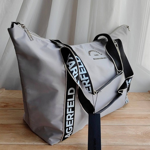 Дорожная сумка Karl Lagerfeld 56x35 см - Grey   