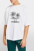 Оверсайз футболка Palm Angels "Sunset Palms" - White