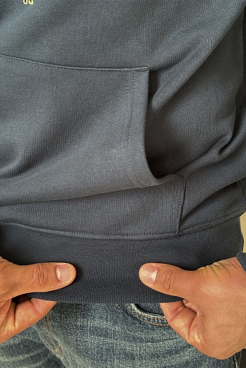 Тёмно-синее худи Kenzo Tiger Head embroidered   