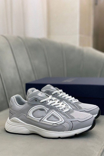 Мужские серые кроссовки Dior B30   