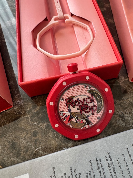 Часы Audemars Piguet x Swatch "Royal Pop" Otto Rosso premium