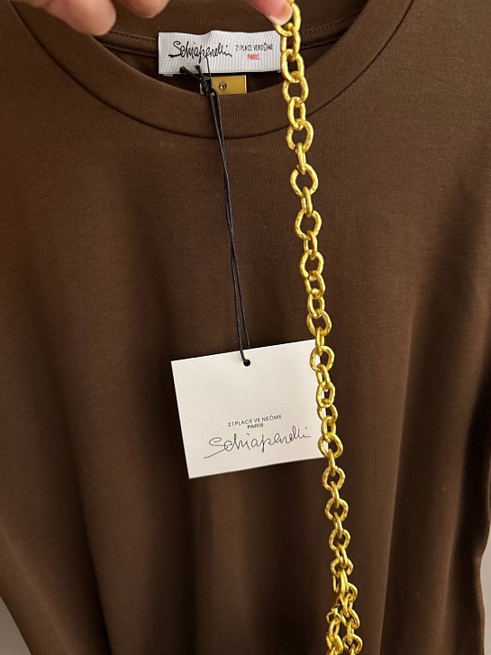 Женская базовая футболка Schiaparelli premium - Brown