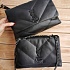 Женская кожаная сумка Yves Saint Laurent Puffer LouLou 30x20 см