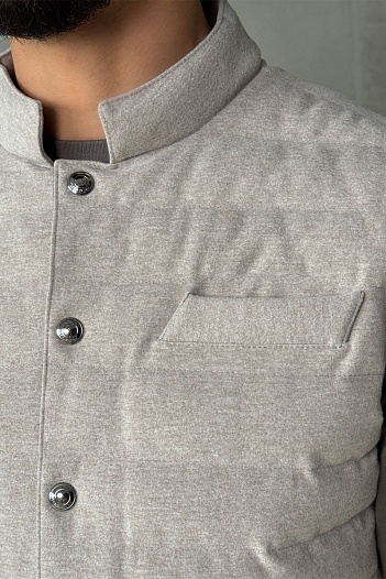 Мужской бежевый жилет Loro Piana   