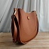 Кожаная сумка через плечо 32x26 см - Brown