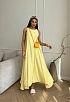 Женское жёлтое платье MIU MIU 