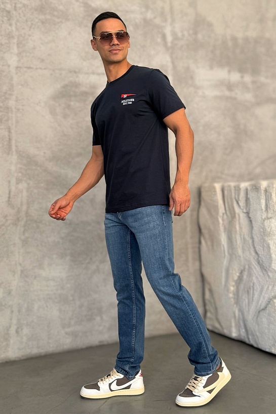 Мужская футболка Tommy Hilfiger flag logo - Navy