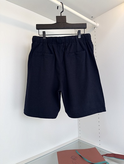 Льняные шорты Loro Piana Premium - Navy   