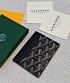 Кожаный кардхолдер Goyard Saint Sulpice premium 10.5x7 см