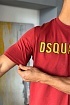Красная мужская футболка Dsquared2