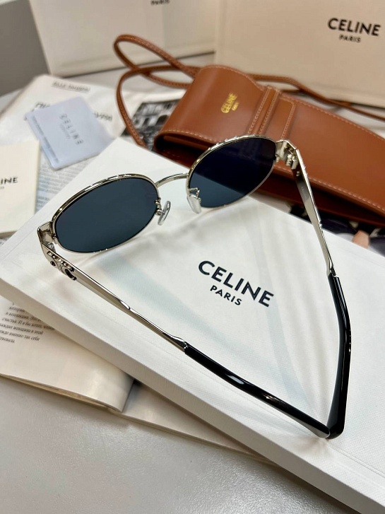 Солнцезащитные очки Celine Triomphe - Black / Silver