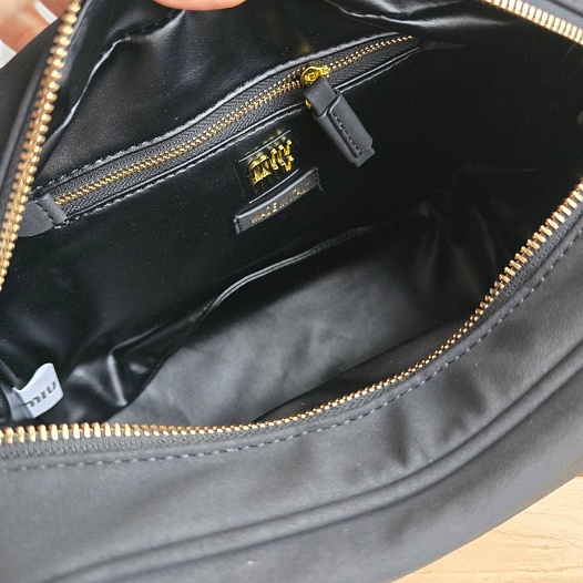 Замшевая сумка MIU MIU 30x19 см - Balck   