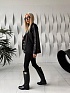Женский пиджак из эко кожи Schiaparelli Premium - Black