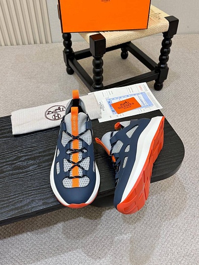 Мужские кроссовки Hermes Katana - Navy / Grey   