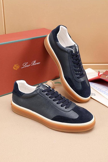 Мужские кроссовки Loro Piana Tennis Walk - Navy   