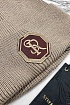 Шапка Stefano Ricci logo-embroidered - Beige